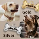 Dogs Tag Stylish Personalized Double Sided Deep Engraved Cat and Dog Tags Engraved for Pets Bone Balloon Shape