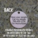 Double Colors Personalized Dog Tag