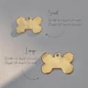 Name Pattern Art Design - Dog Tags Personalized for Pets - Custom Cats Dogs ID Tag - Stainless Steel Deep