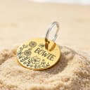 Personalized Pet ID Tags — Custom Stainless Steel Dog and Cat Tags (Circle)