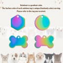 Personalized Pet ID Tags — Custom Stainless Steel Dog and Cat Tags (Circle)