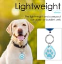 ADVENTUREMORE Pet ID Tag-2pcs QR Code Tag & Smart ID Tag Small Personalized Name Plate with Online Profile