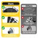 Soft Transparent Dog Cone Collar — Depth Adjustable Recovery Cone