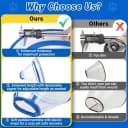 Dog Cone to Stop Licking — Clear Recovery Collar with Detachable Zipper