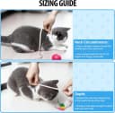 Adjustable Recovery Pet Cone E-Collar for Cats Kittens Rabbits — Plastic Elizabeth Protective Collar Wound