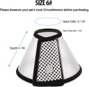 Adjustable Recovery Pet Cone E-Collar for Cats Kittens Rabbits — Plastic Elizabeth Protective Collar Wound