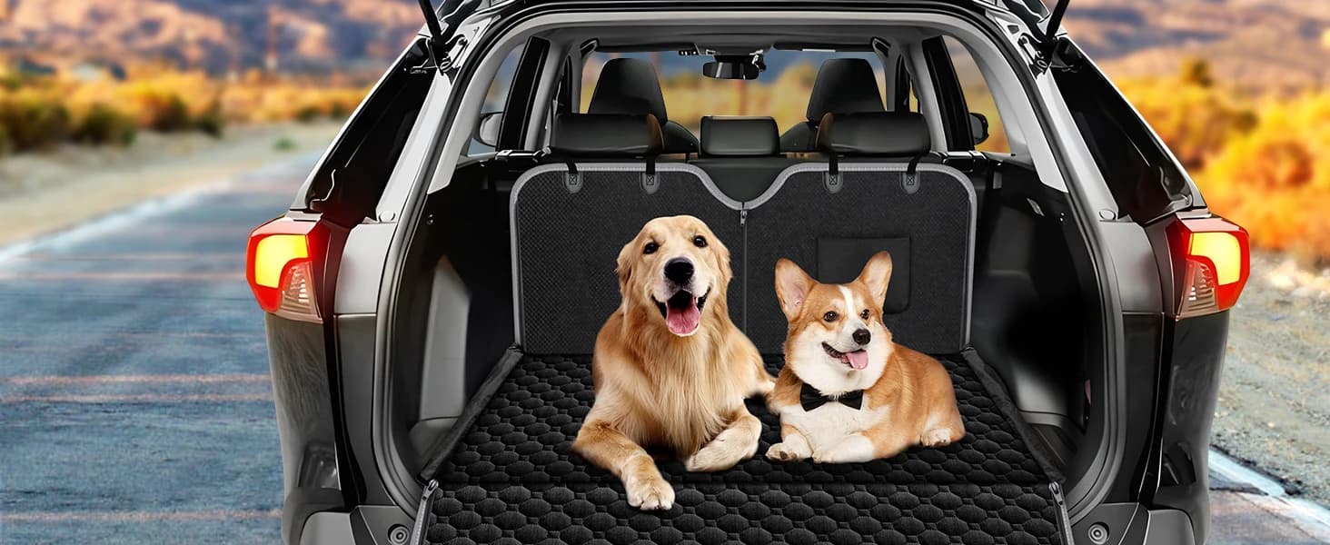 Dog Car Seat Cover for Back Seat — Waterproof Dog Hammock for Car — product details