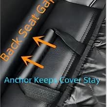 Dog Car Seat Cover for Back Seat Cover — How to install in — 1 minute?