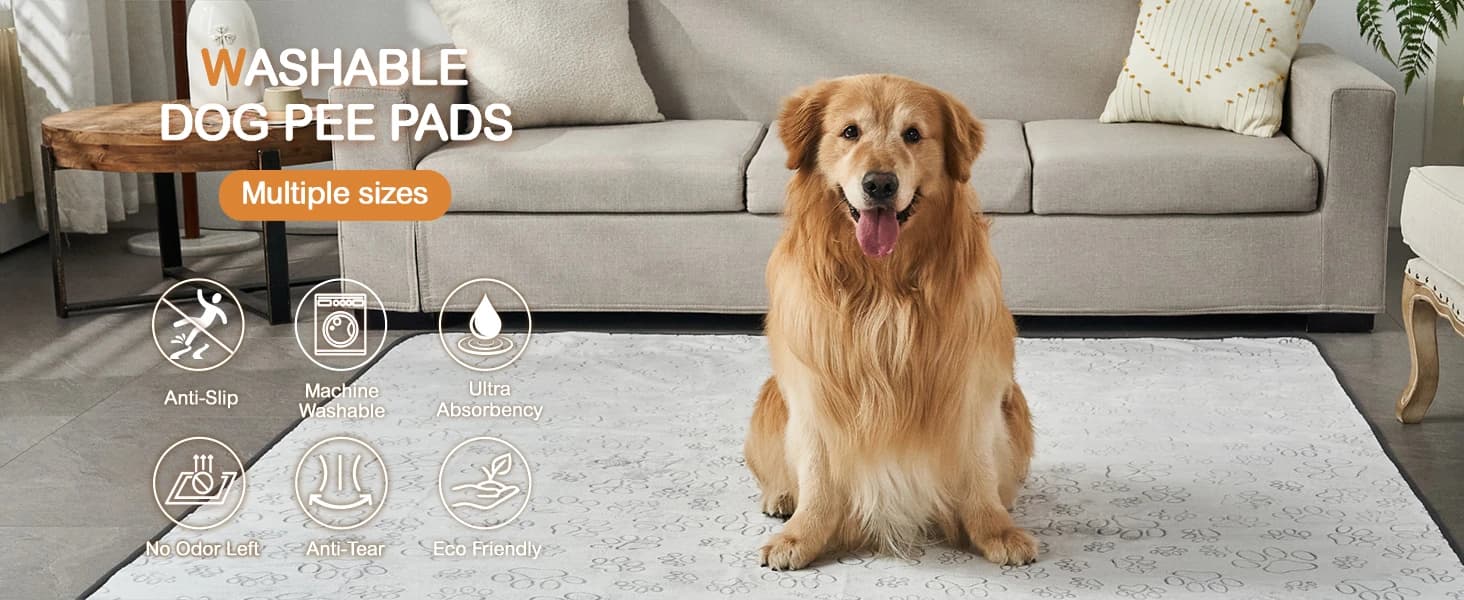 Reusable Puppy Pads — Washable Pee Pads — product details