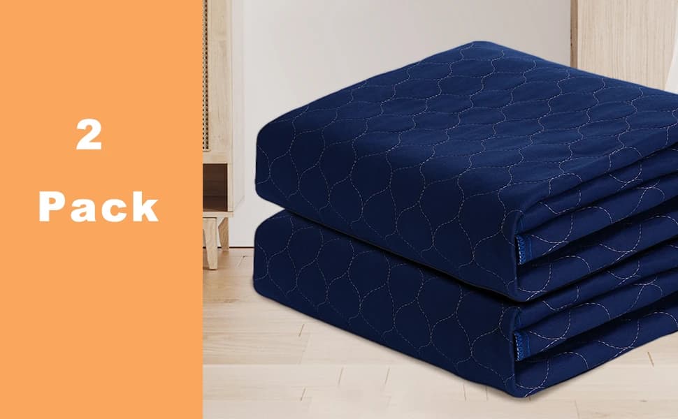 2Pack Pee Pads for Dogs Washable 53”x53” — product details
