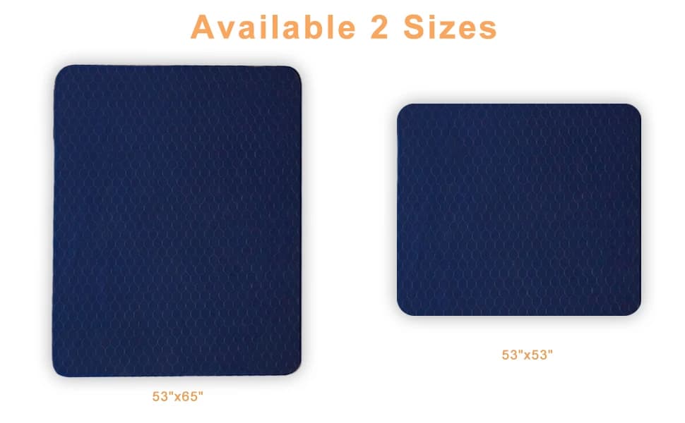 2Pack Pee Pads for Dogs Washable 53”x53” — product details