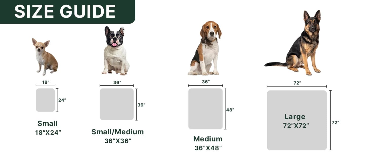 Premium Washable Pee Pads for Dogs 2 Pack Super Absorbent 100% Waterproof Reusable Non-Slip Quilted Puppy — product details