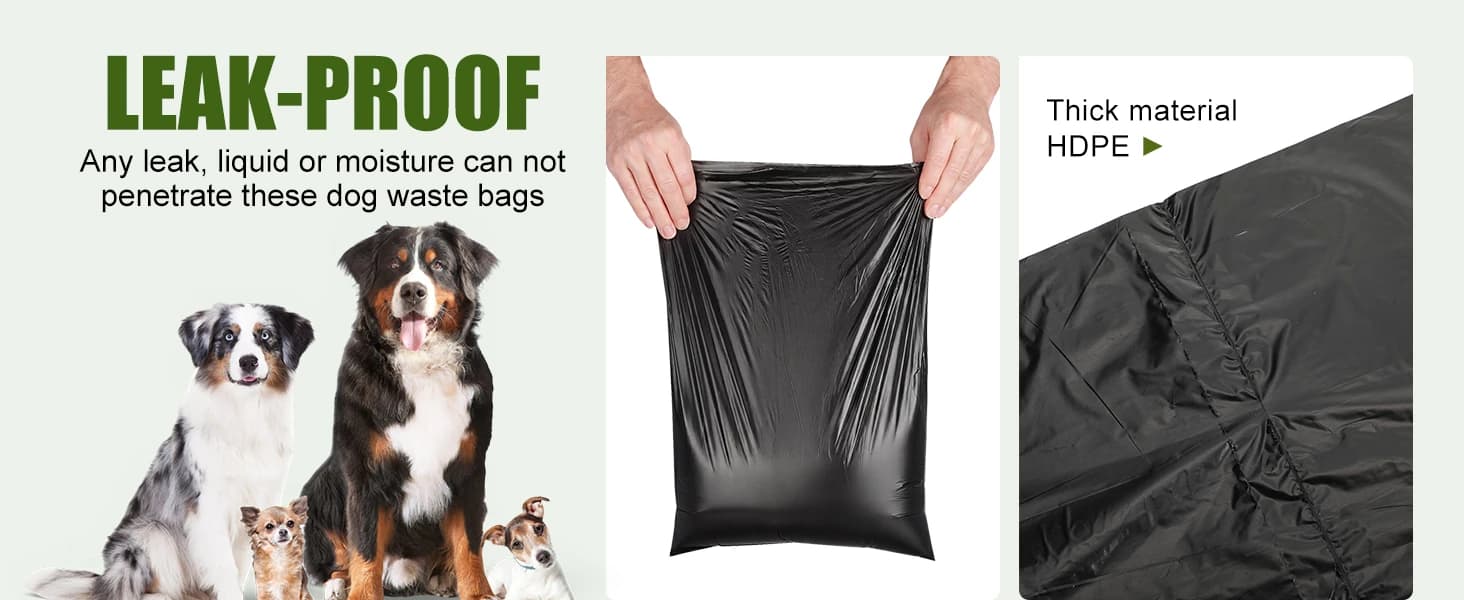 20 Rolls 4000 Ct Dog Poop Bags Leak Proof — product details