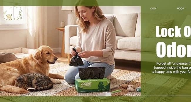 20 Rolls 4000 Ct Dog Poop Bags Leak Proof — product details