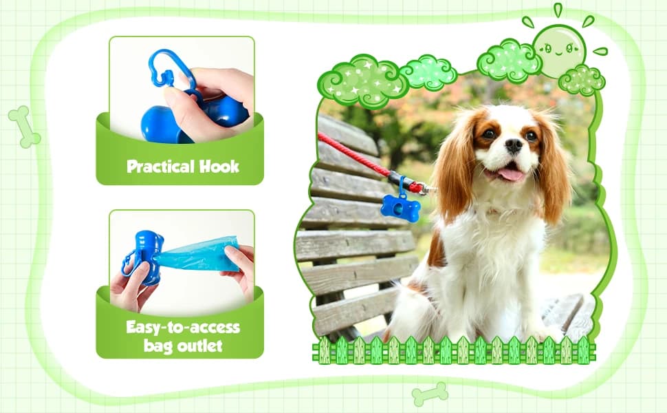 50 Pack Dog Poop Bag Holders for Leashes — Classic — product details