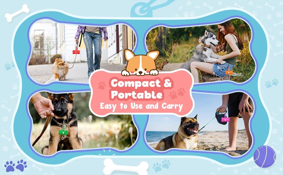 80 Pcs Dog Poop Bag Dispenser with Dog Waste Bags — product details