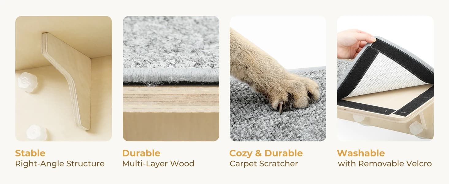 2-in-1 Cat Window Perch and Wall Shelves — product details