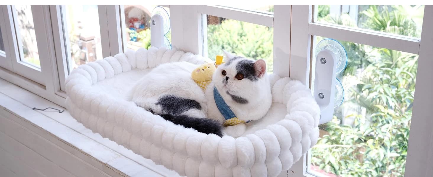 Cat Window Perch for Indoor Cats Hammock for Window with Reversible Cushion — product details