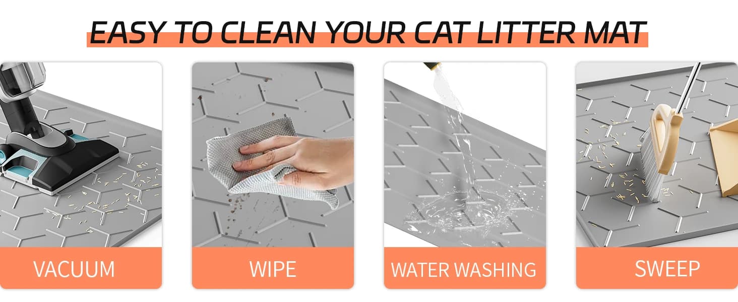 Silicone Cat Litter Mat — 24"x16" — product details