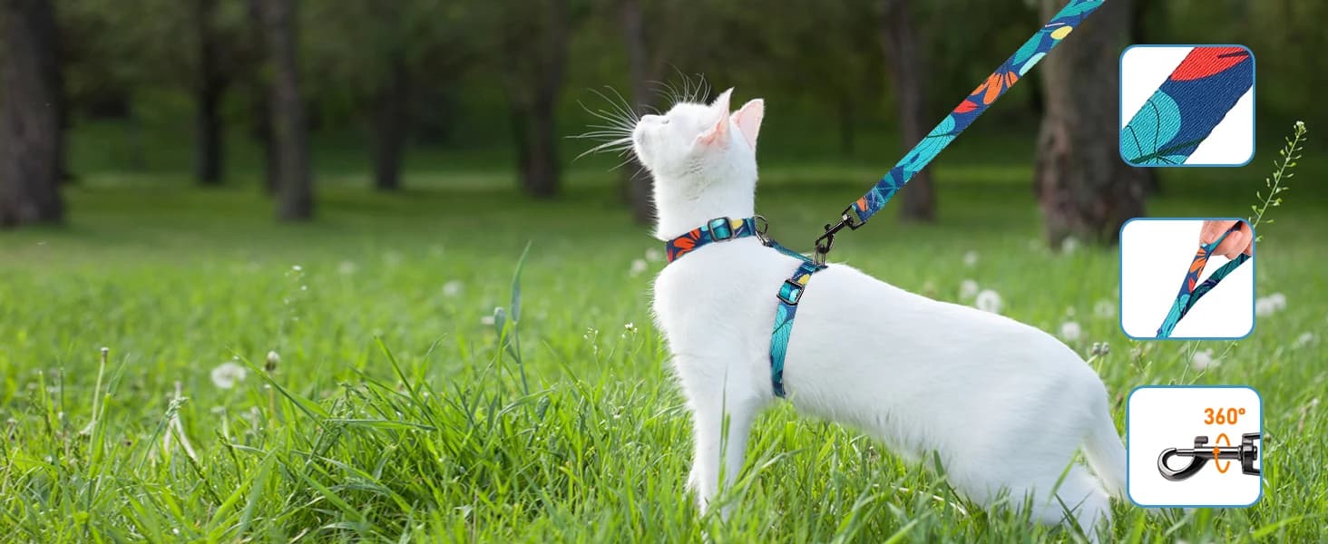 Cat Harness and Leash Set — Escape Proof Cat Harnesses — product details
