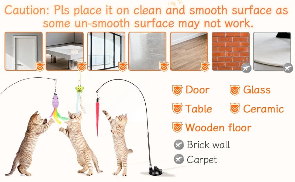 Interactive Cat Toys — 15PCS Cat Wand and Feather Toys for Indoor Cats — product details