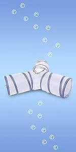 Cat Tunnel — Collapsible Tube with 1 Play Ball Toys — product details