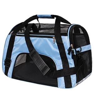 Cat Carrier for Cats Soft-Sided Travel Pet Carrier for Cat with Wooden Padding Board Airline Approved — Cat Carrier Size