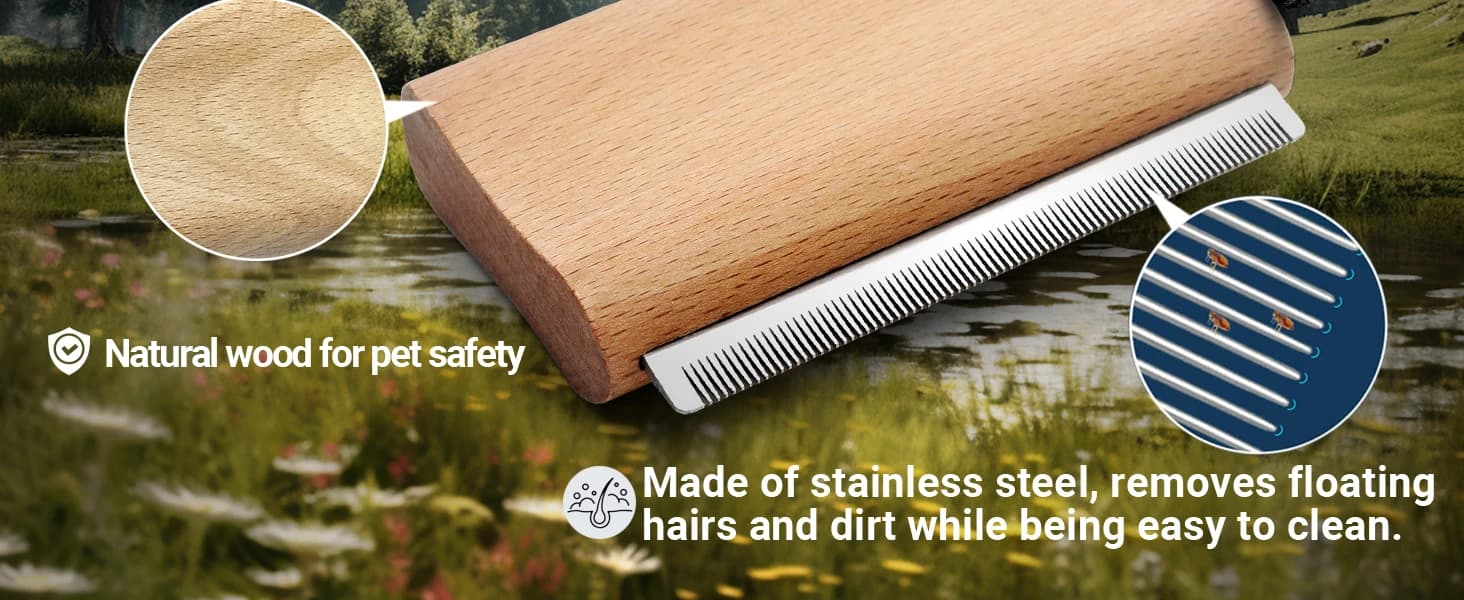 Dog Brush for Shedding | Pet pro Grooming Tool — Cat Grooming Supplies — product details