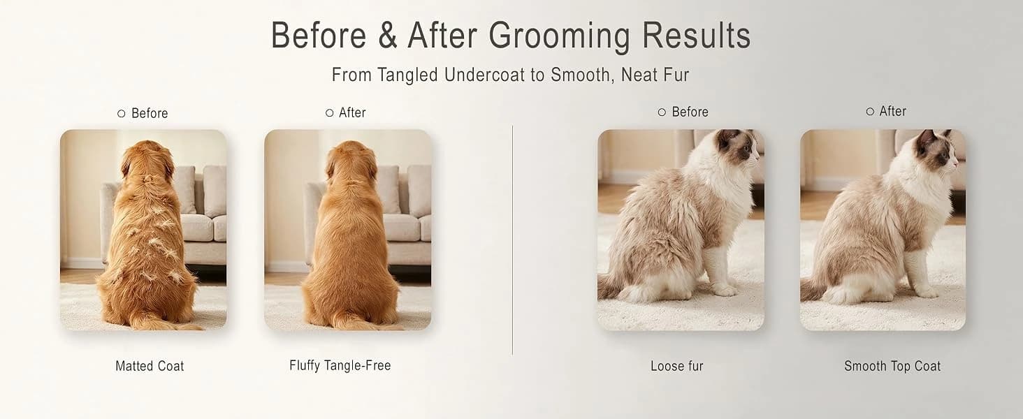 Undercoat Rake for Dogs and Cats — product details