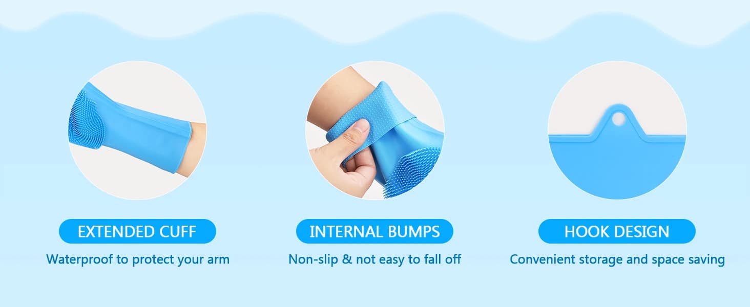 Silicone Pet Grooming Gloves for Washing Cats Dogs Bath Brush — product details