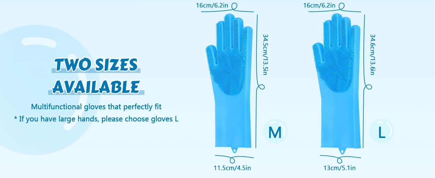 Silicone Pet Grooming Gloves for Washing Cats Dogs Bath Brush — product details