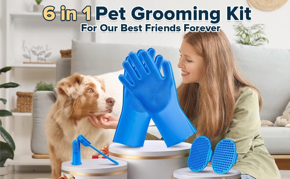 6PCS Grooming and Bath Supplies for Dogs — product details