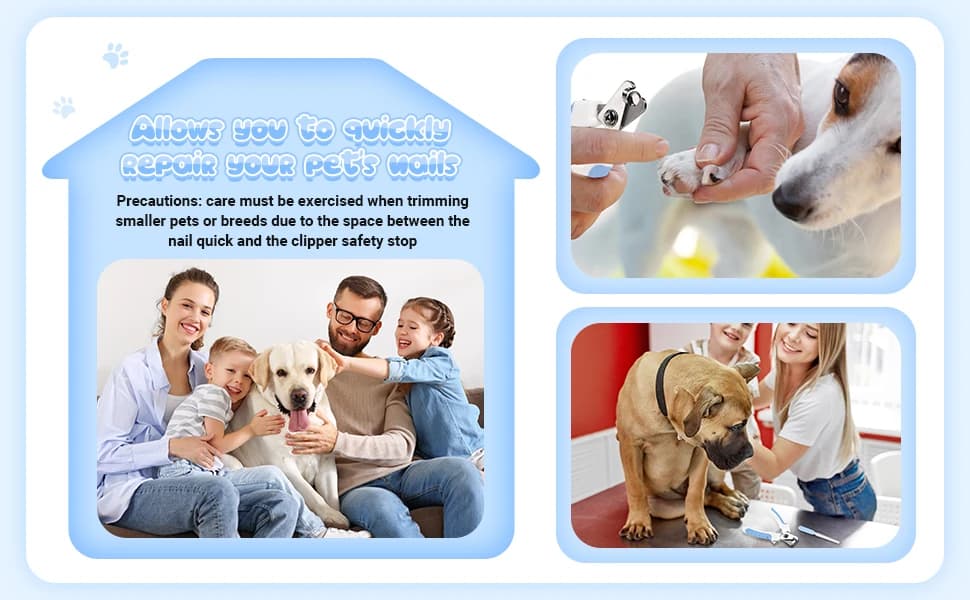 4 Pieces Dog Nail Clippers Kit Dog and Cat Pets Nail Clipper and Trimmer — product details