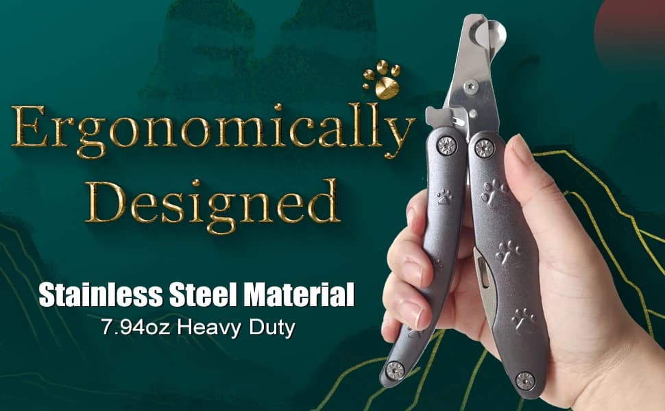 Heavy‑Duty Dog Nail Clipper for Large Dogs with Thick Nails — OUTLE — Best Choice!