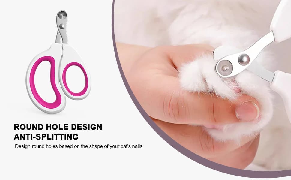 Cat Nail Clippers - Stainless Steel — Non-Slip — product details