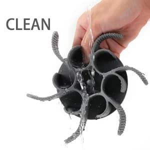 Dog Slow Feeder Bowls — Silicone Spiral Pet Food Feeder Insert to Slow Eating — Easy to Use and Clean