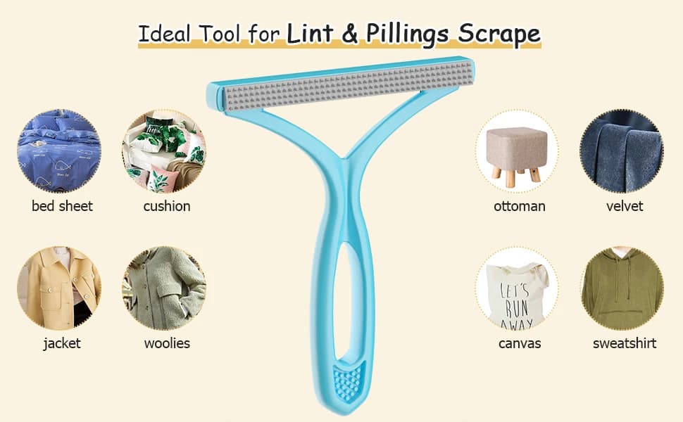 Pet Hair Remover — Dog and Cat Hair Remover — 1.Stainless steel rack + copper teeth + comfortable handle