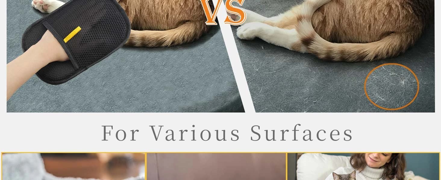 Thickened Pet Hair Removal Glove - Electrostatic Cat and Dog Hair Remover Glove — product details