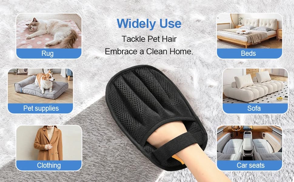Pet Hair Removal Glove Cat and Dog — product details