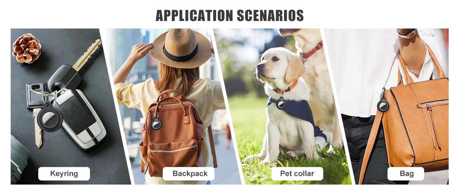 Waterproof Airtag Holder,2 Pack Air tag Keychain — product details