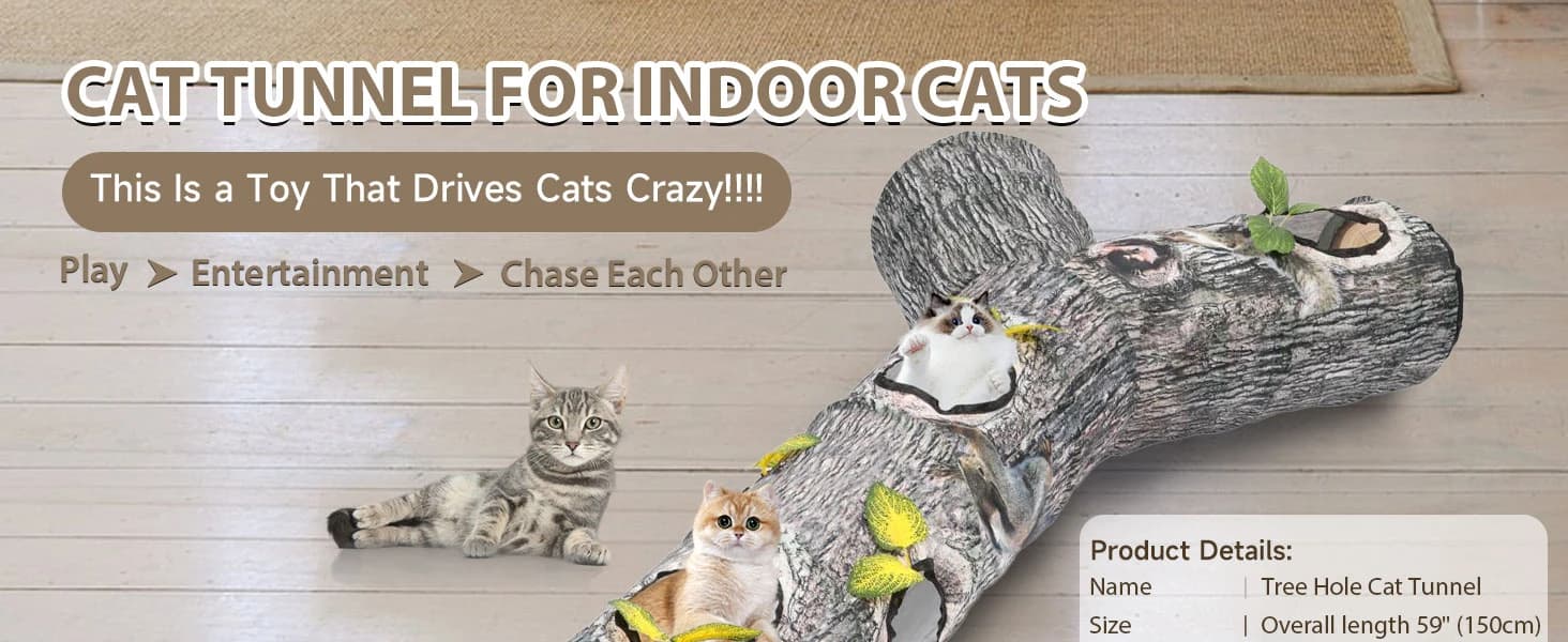 Cat Tunnel — Cat Tunnels for Indoor Cats — product details