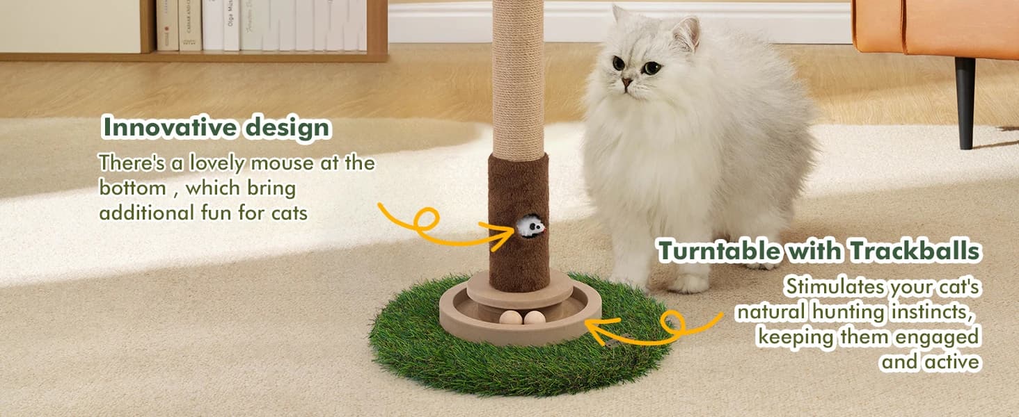 Tall Cat Scratching Post — Cat Toys — product details