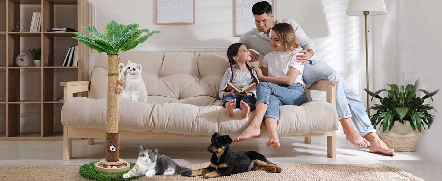 Tall Cat Scratching Post — Cat Toys — product details