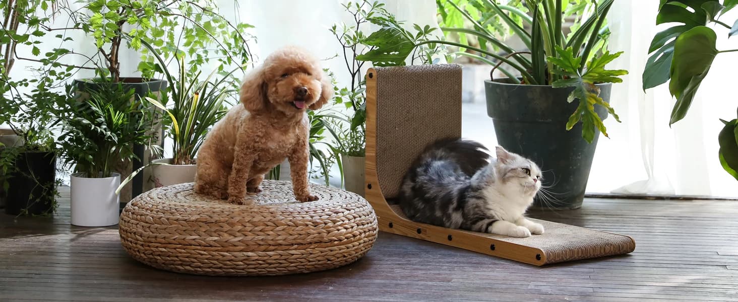 Cat Scratcher — 26.8 Inch L Shaped Cat Scratch Pad for Indoor Cats — Scratching Park
