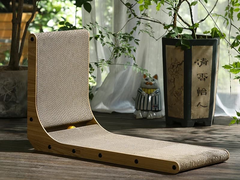 Cat Scratcher — 26.8 Inch L Shaped Cat Scratch Pad for Indoor Cats — product details
