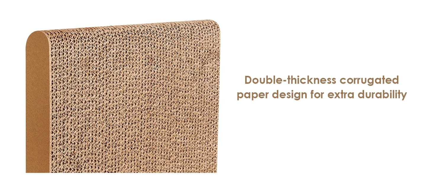 Cardboard Cat Scratcher for Indoor Cats — 26.8 Inch — product details