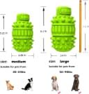 Natural Rubber Squeaky Dog Chew Toy for Large Aggressive Chewers