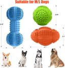 Dog Chew Toys 3 Pack for Aggressive Chewers