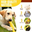 Dog Squeaky Toys Interactive Dog Toys for Aggressive Chewers Tough Rubber Chew Toys for Medium/Large Breed