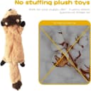 Unstuffed Woodland Squeaky Dog Toys — 5 Pack